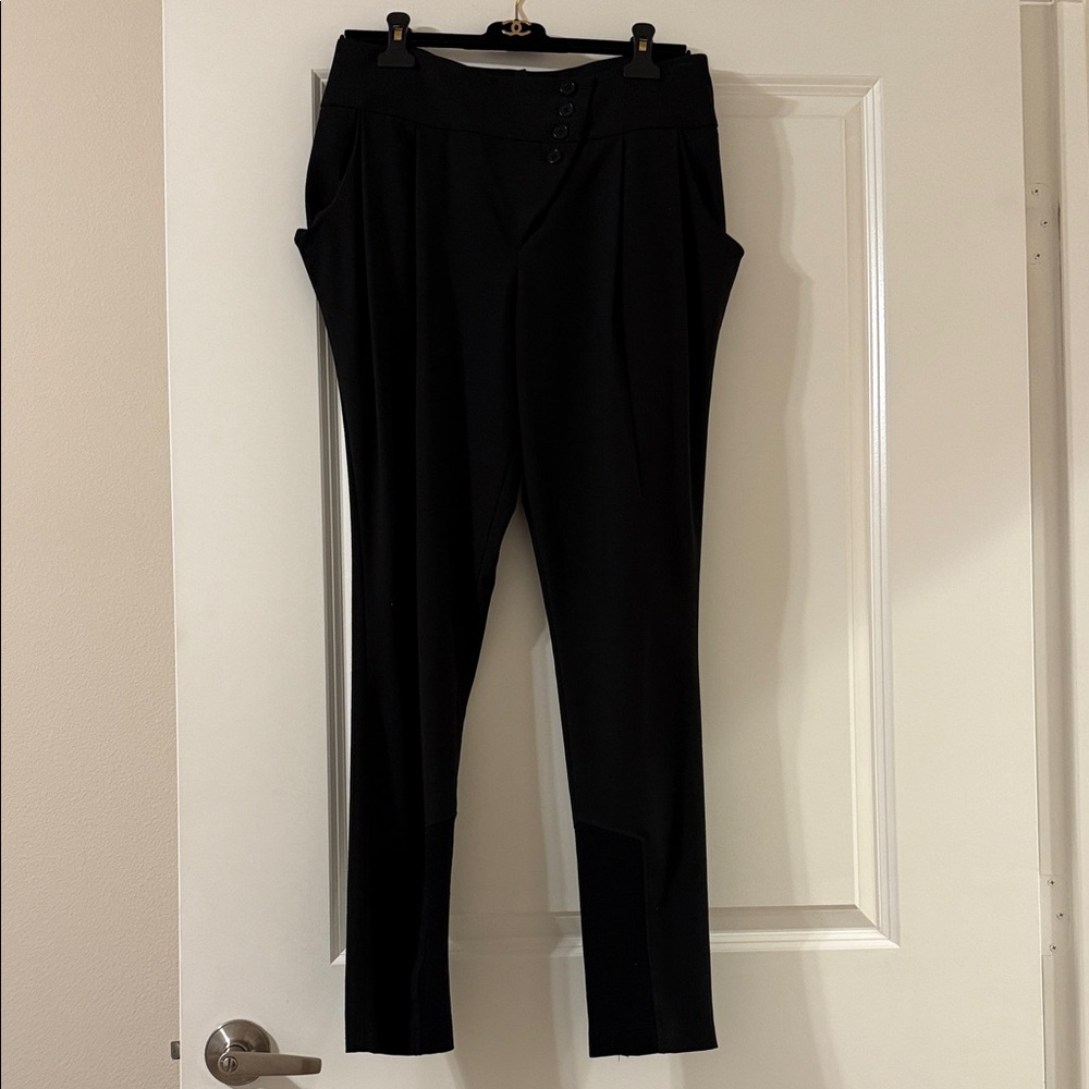 BCBGMaxAzria Black High-Waisted Pants